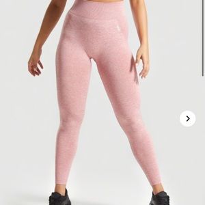 Gymshark FLEX HIGH WAISTED LEGGINGS (pink/white)